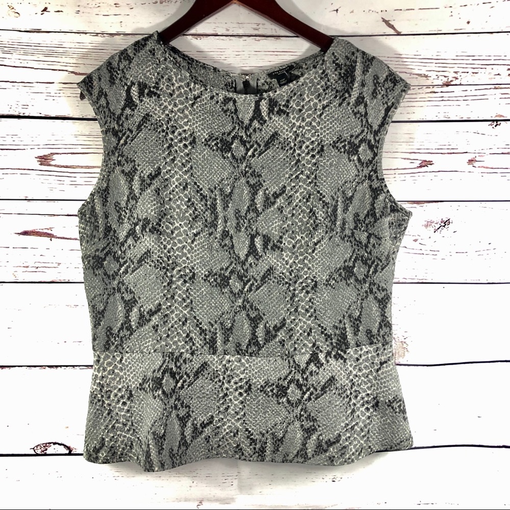 Ann Taylor snake print top